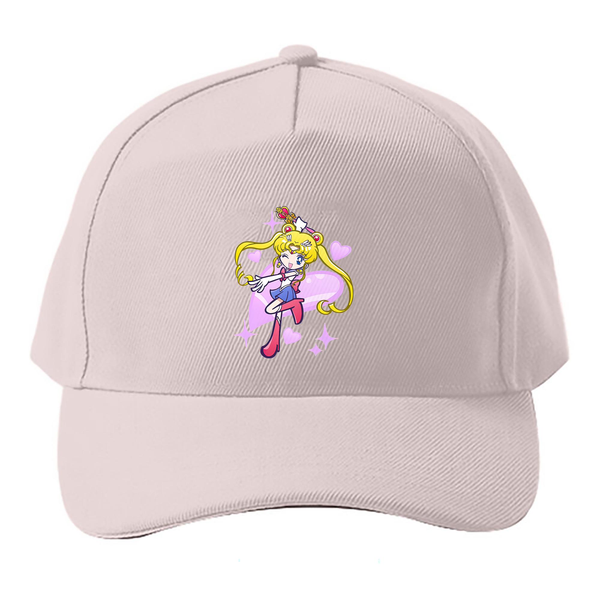 （画像用） 美少女戦士セーラームーン 月野 うさぎ つきの うさぎ Sailor Moon Tsukino Usagi ベースボールキャップ 綿100％ 男女兼用 帽子 スポーツ